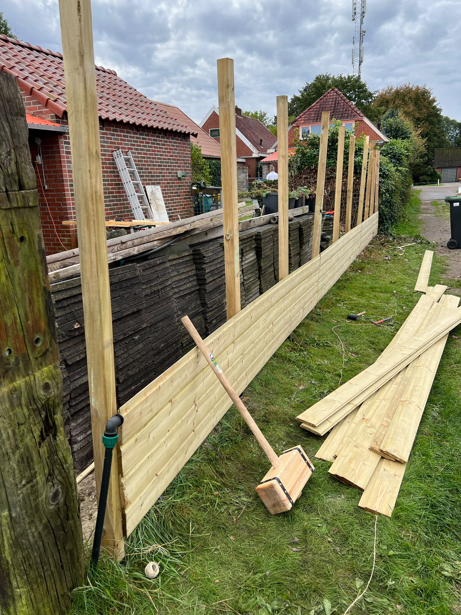 Klus rondom het huis afgerond